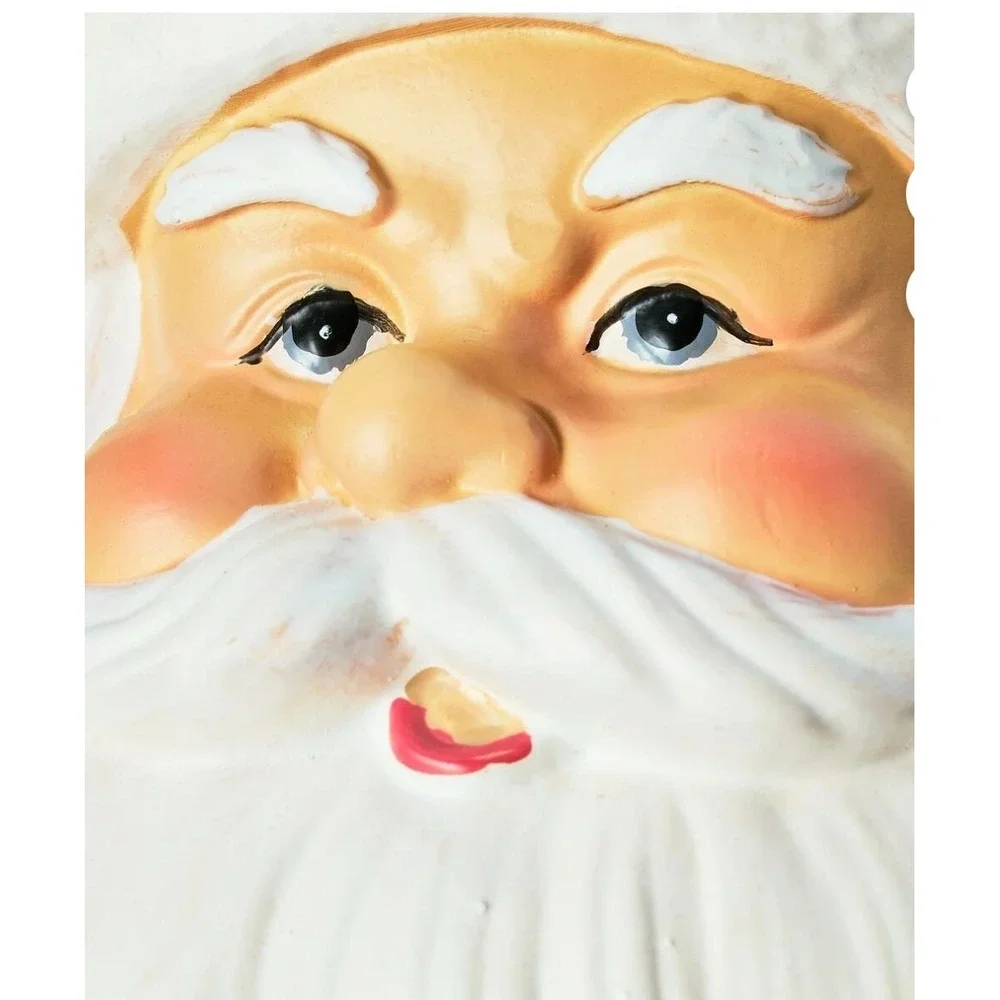 Holiday Time Santa Mini Tree Topper Lights Up 6
